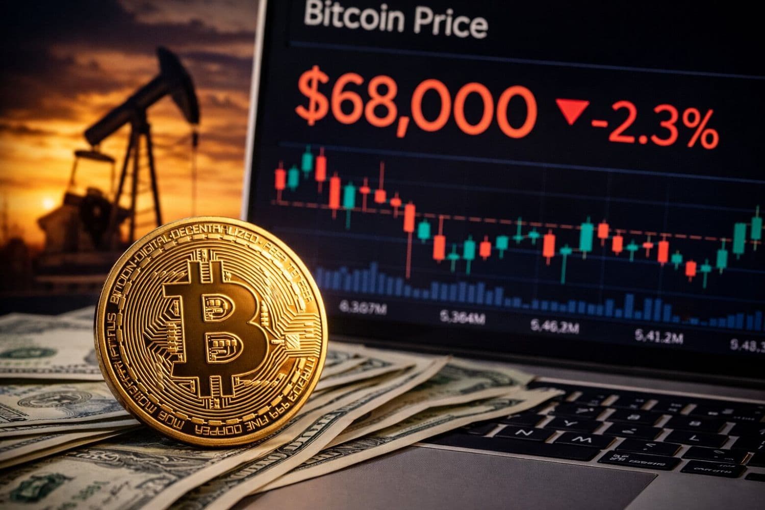 Bitcoin Gagal Menahan $70K Saat Harga Minyak Melonjak Di Atas $80 Dan Data Ketenagakerjaan Lemah Memicu Spekulasi Pemangkasan Suku Bunga
