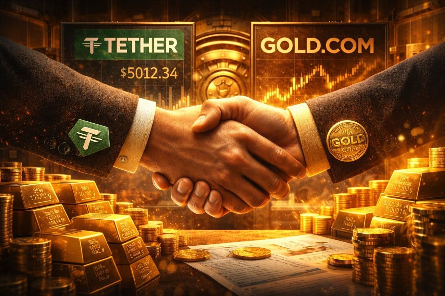 Why The World's Biggest Stablecoin Issuer Just Invested $150M In Gold During A Market Crisis