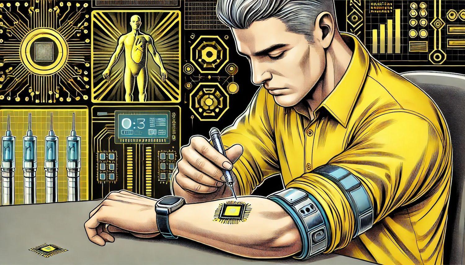 بيتكوين تحت جلدك؟ شركة ناشئة تكشف عن محفظة عملات رقمية تحت الجلد
