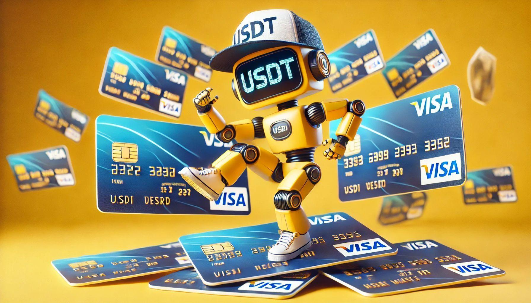 USDT da Tether na TRON supera volume diário da Visa pela primeira vez na história