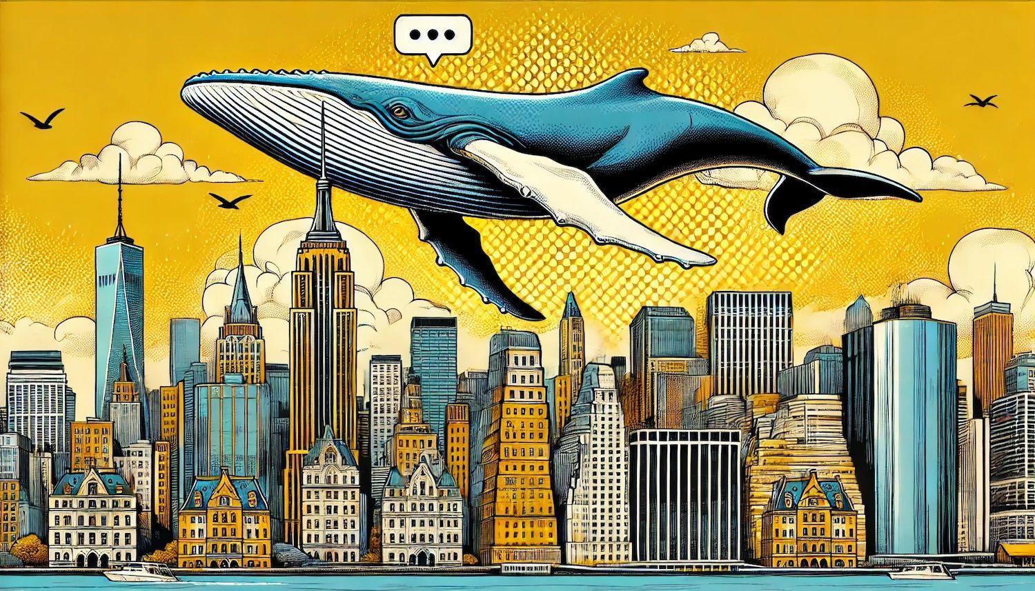 神秘鯨魚潛水十年後突然轉移價值一千一百萬美元的比特幣
