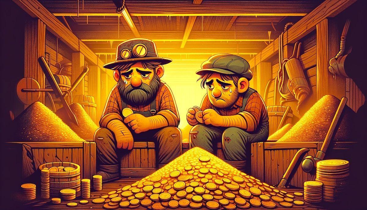 Les mineurs de Bitcoin contraints de décharger leurs réserves, marquant les niveaux les plus bas depuis des années: La diminution des récompenses en cause