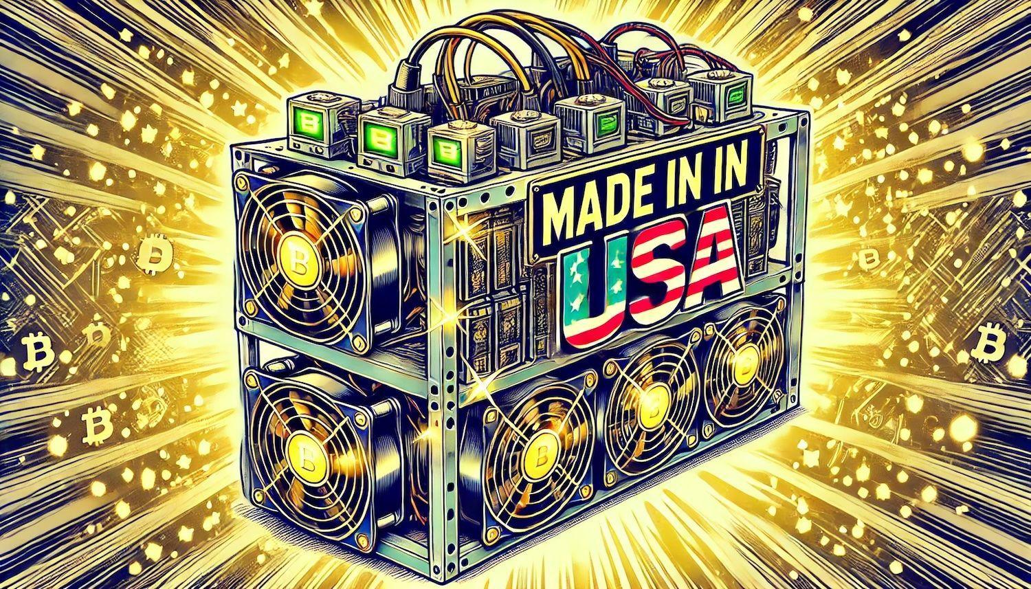 Marathon Digital homenageia Trump e carimba 'Made in USA' nos blocos de Bitcoin minerados
