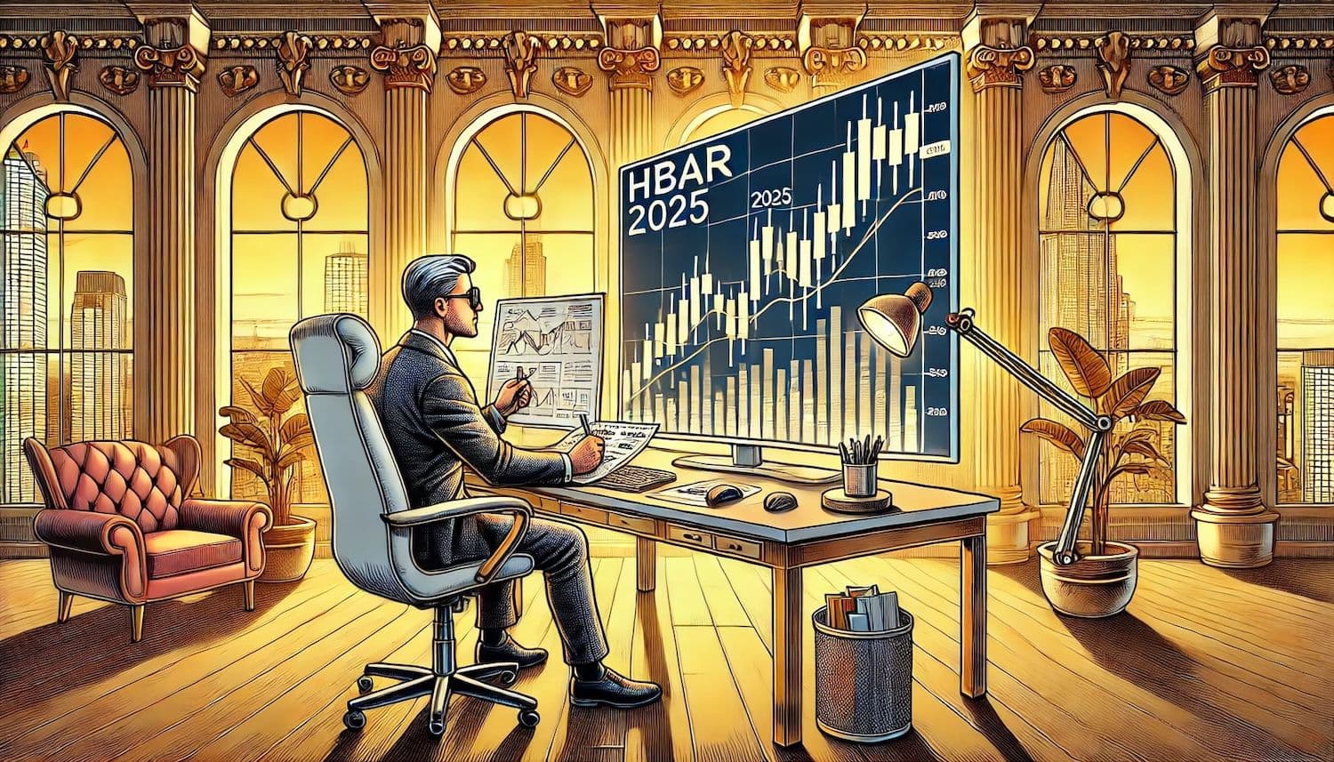 Avanço de $0,40 do HBAR Atrasado: Foco Agora em 2025
