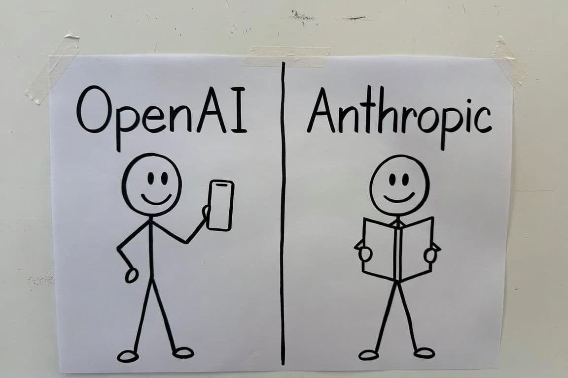 Revenue, models, IPOs and compute decide the AI crown as OpenAI and Anthropic race to Wall Street in 2026. (Image: Yellow.com via Grok)