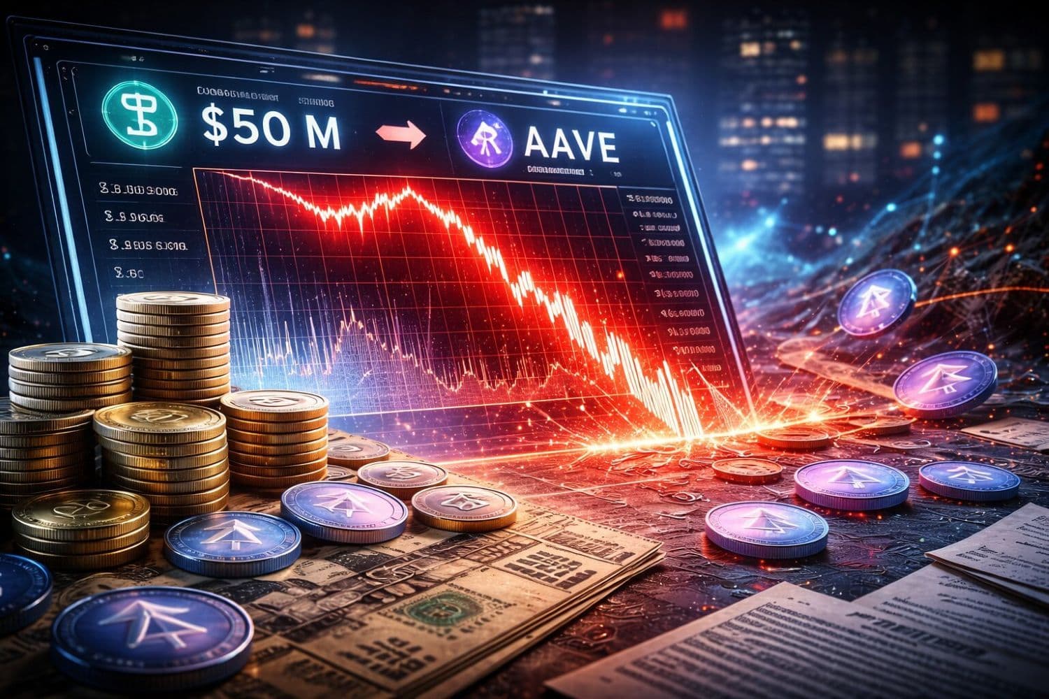 Jak klikanie „Dalej mimo ostrzeżeń” kosztowało 50 mln $ w najgorszym trade’zie na AAVE w historii
