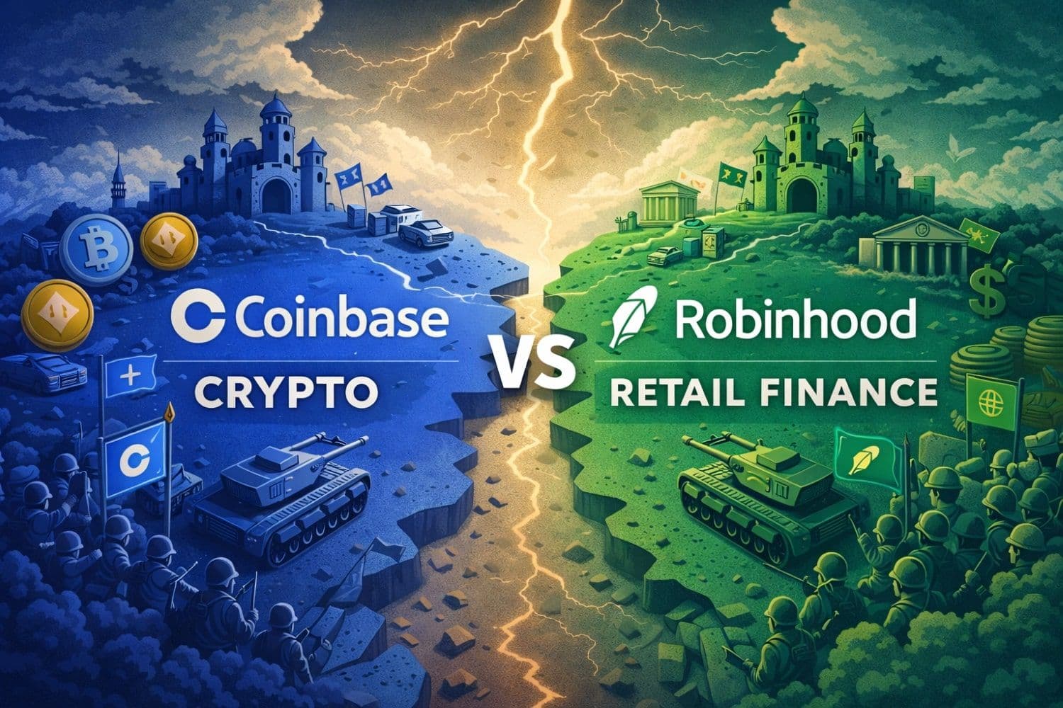 'Robinhood มีฐานนักลงทุนรายย่อยที่ Coinbase ต้องการ': วิสัยทัศน์ปี 2026 ของ Armstrong สร้างความกังวลในอุตสาหกรรม

