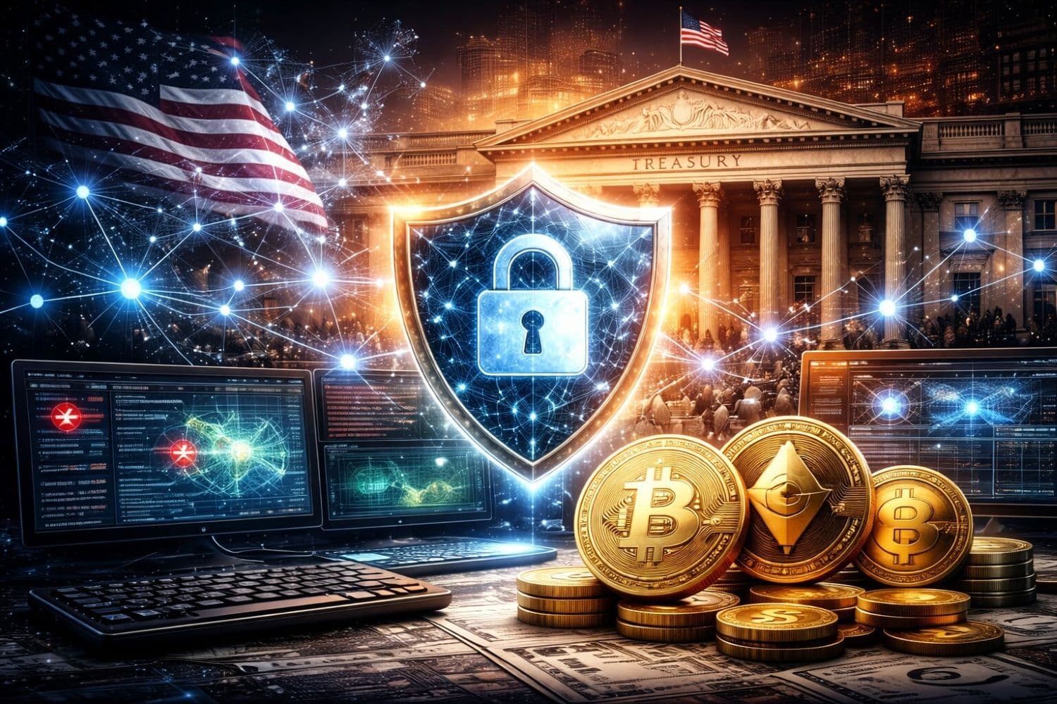 Waarom het Amerikaanse ministerie van Financiën nu cyberdreigingsdata deelt met cryptobedrijven
