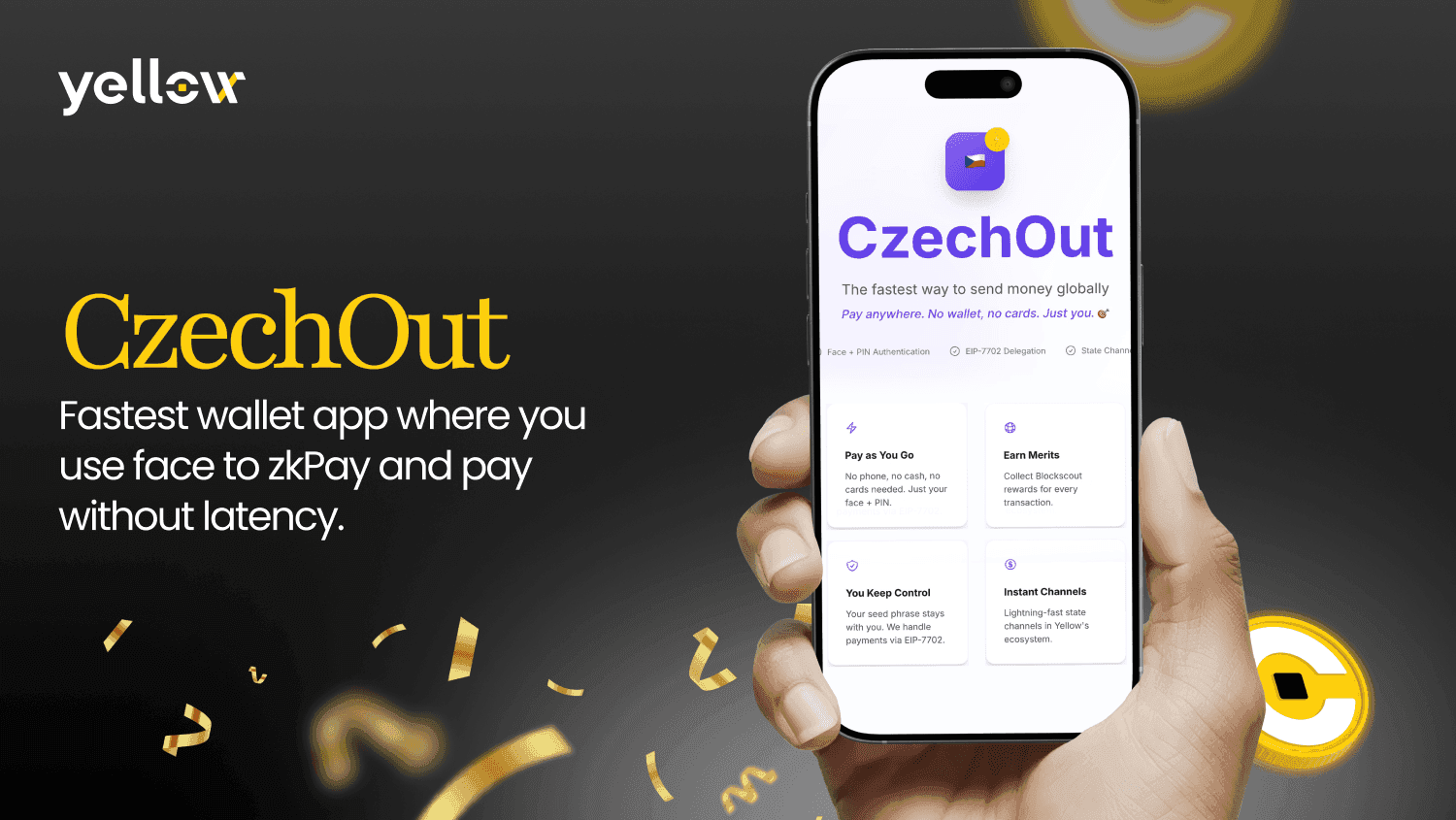 desktop-czechout-unveils-face-id-smart-wallet-with-zero-latency-payments-through-yellow-protocol-integration