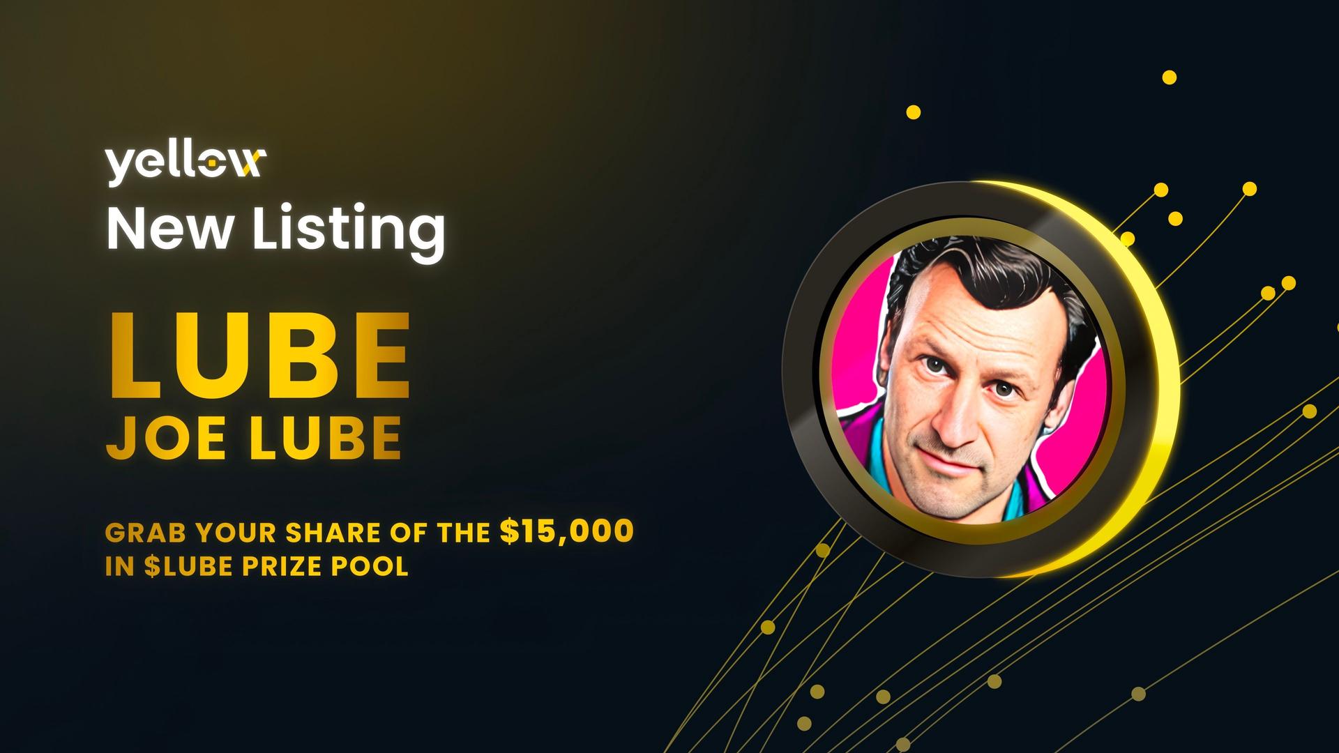 LUBE está listado na Yellow Network
