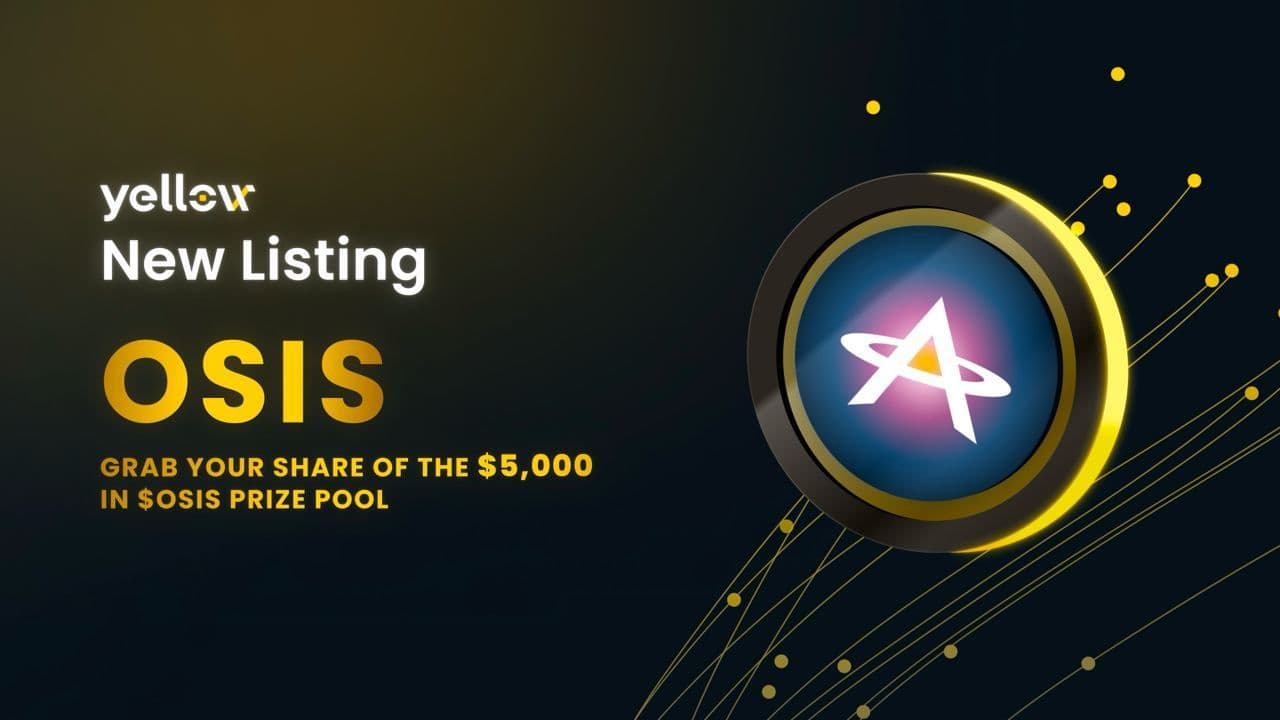 OSIS, Yellow Wallet ve NeonDAX'te listelendi
