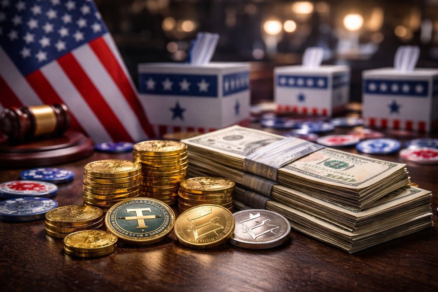 Crypto Industry Builds $193M War Chest Ahead Of Midterm Elections