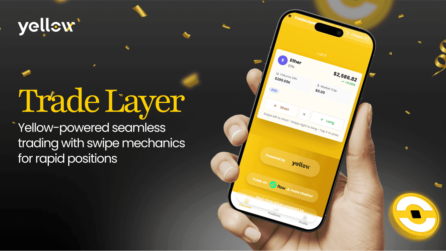 TradeLayer 应用将 DeFi 交易重塑为基于滑动的移动体验
