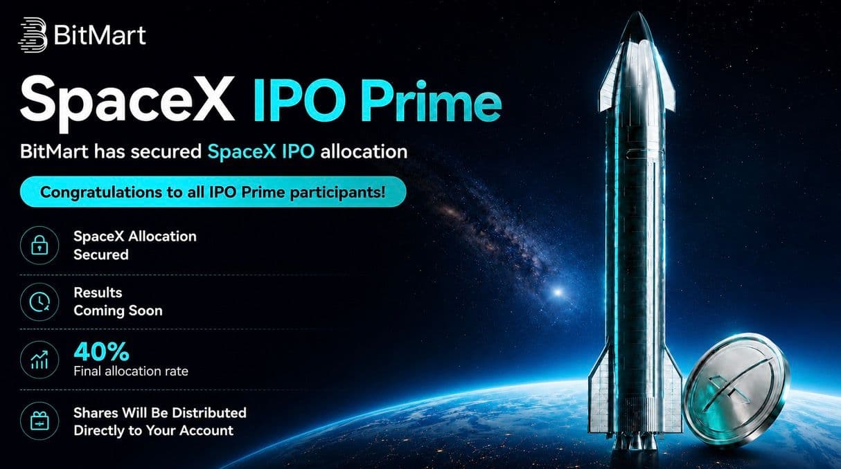 BitMart Delivers a Real 40% SpaceX (SPCX) Allocation to Every IPOPrime Subscriber - bSPCX Now Tradable, No Lock-Up