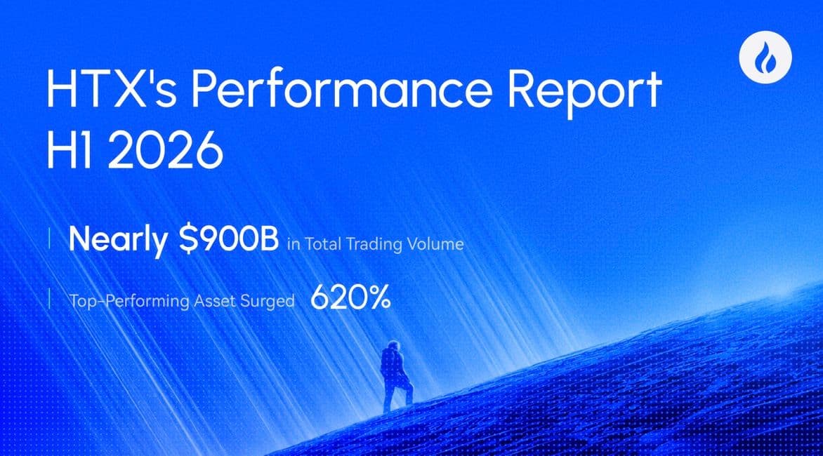 HTX H1 2026 Performance Report: Nearly $900 Billion in Trading Volume, Top Asset Surged 620%, Driving Long-Term Value Through Wealth Opportunities, Liquidity, and Security