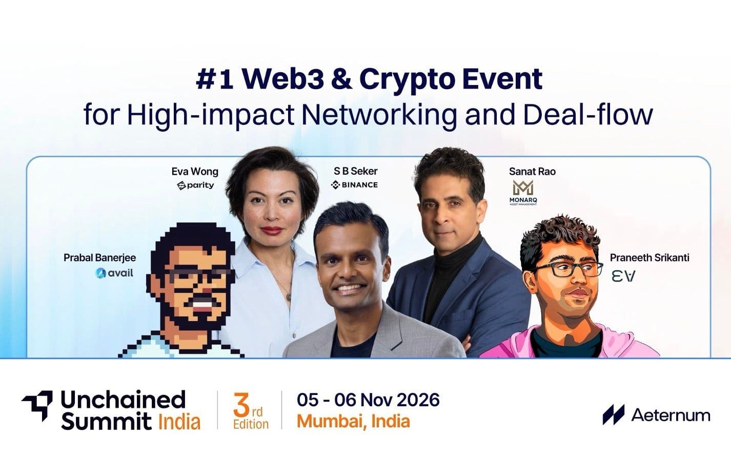 Unchained Summit India Debuts in Mumbai as Capital, Markets and Web3 Converge