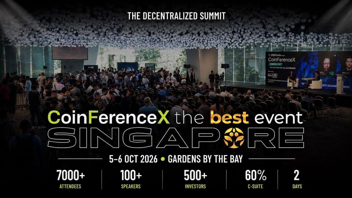 CoinFerenceX and The Best Event Join Forces to Launch "CoinFerenceX The Best Event Singapore," the Decentralised Summit