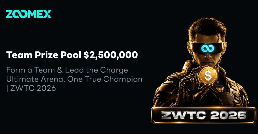 Zoomex Launches ZWTC 2026 Multi-Asset Trading Championship With a Record Prize Pool of Up to 5 Million USDT