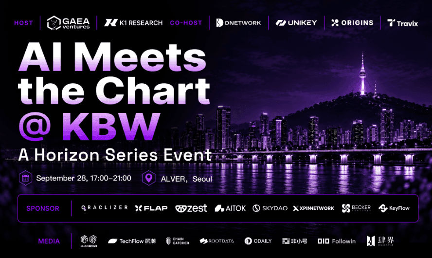 GAEA Ventures and K1 Research to Host AI Trading Event AI Meets the Chart During KBW