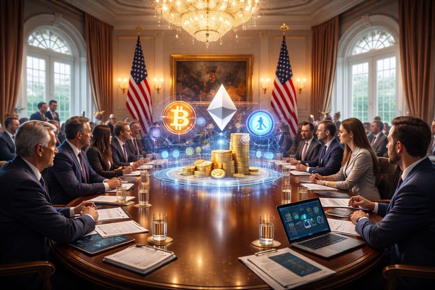 desktop-white-house-moves-to-break-banking–crypto-deadlock-over-stablecoin-rules