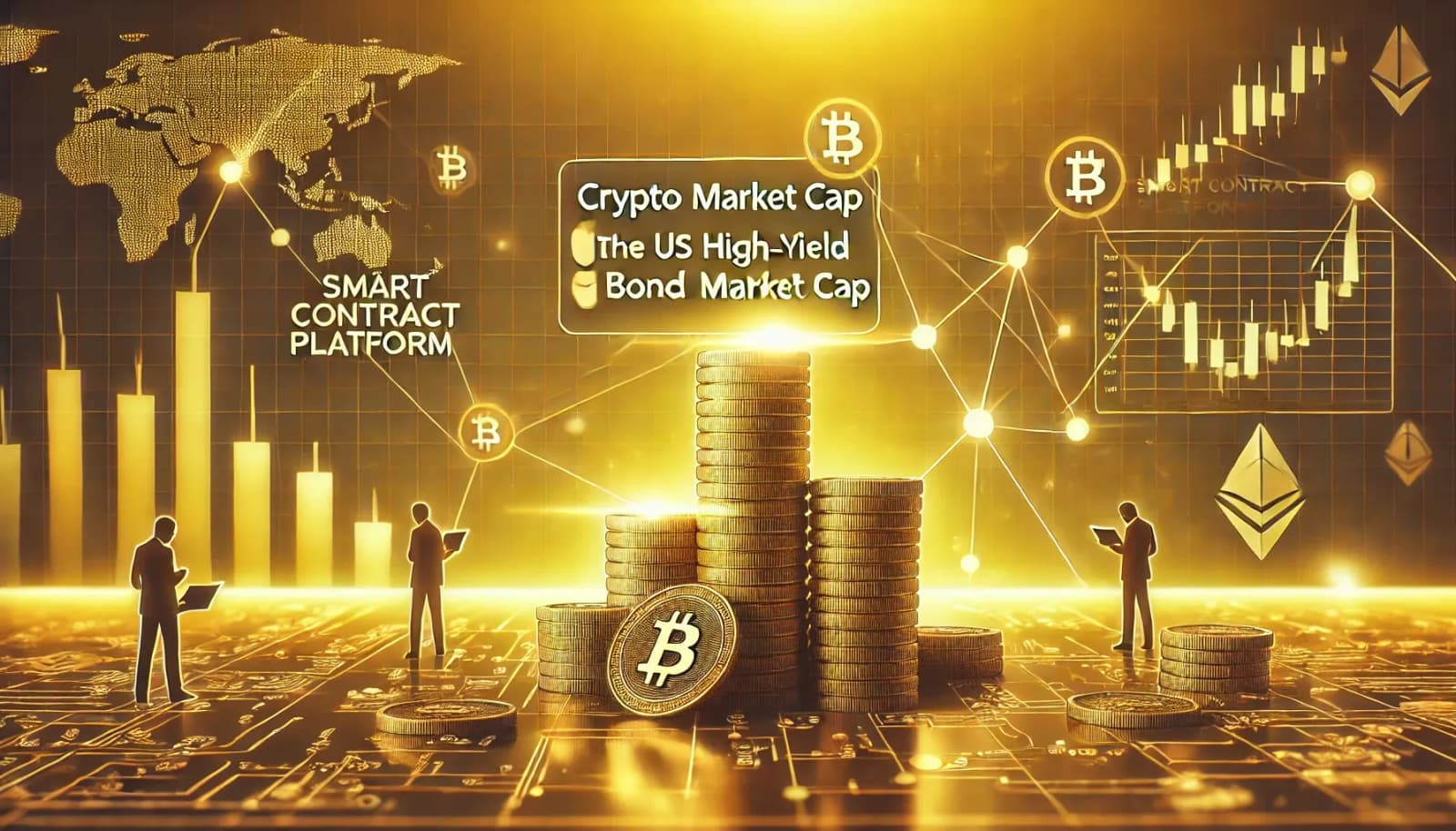 加密市场规模现已超过高收益债券，Grayscale 报告称
