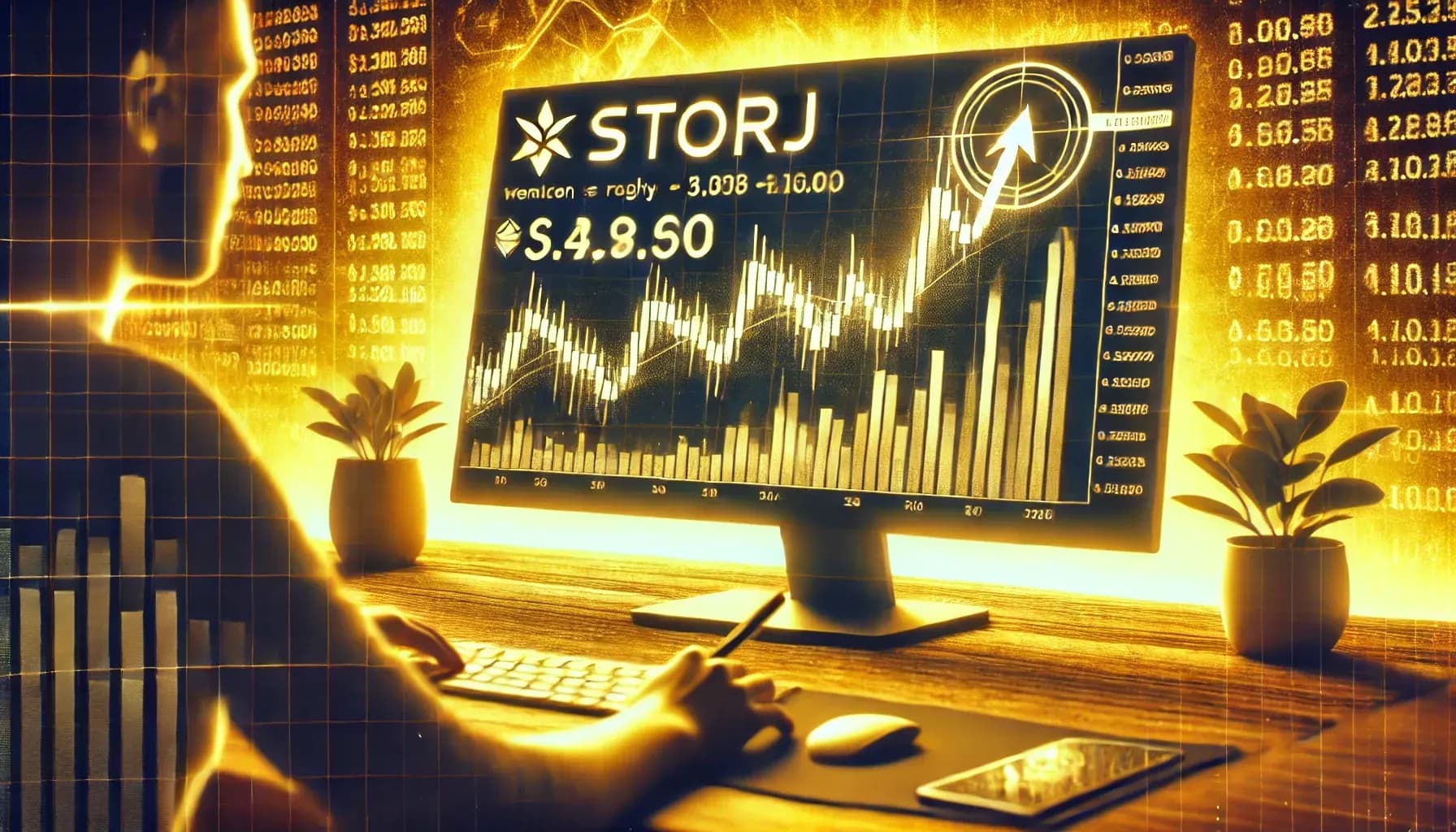 desktop-نمط-تقاطع-ذهبي-قريب-من-توكن-الذكاء-الاصطناعي-ستورج،-يكتسب-157-منذ-أغسطس