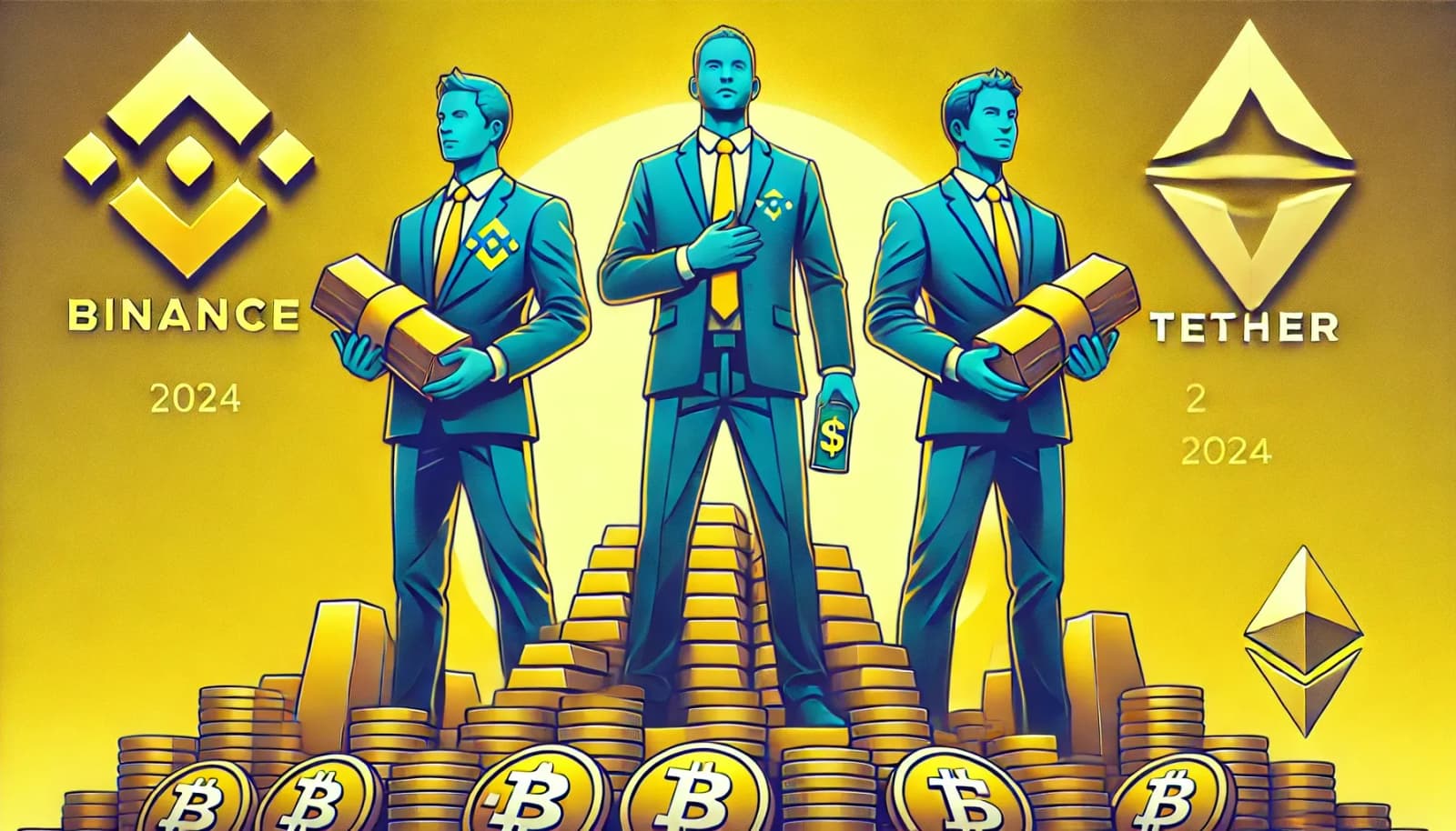 Os 3 Bilionários de Criptomoedas que Fizeram Bilhões no Rali do Mercado de 2024
