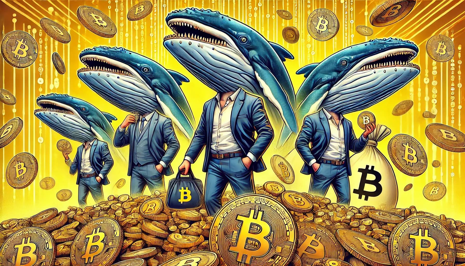 ビットコインクジラが39億6千万ドルのコインを抱え込み 価格が10万ドルを超える可能性
