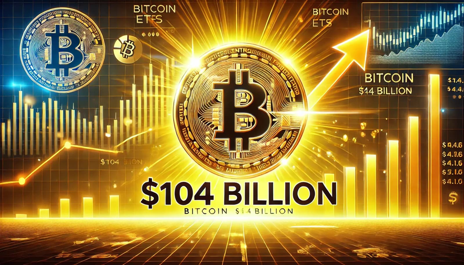 比特币 ETF 上涨至 1040 亿美元， 预计价格涨幅至 15 万美元
