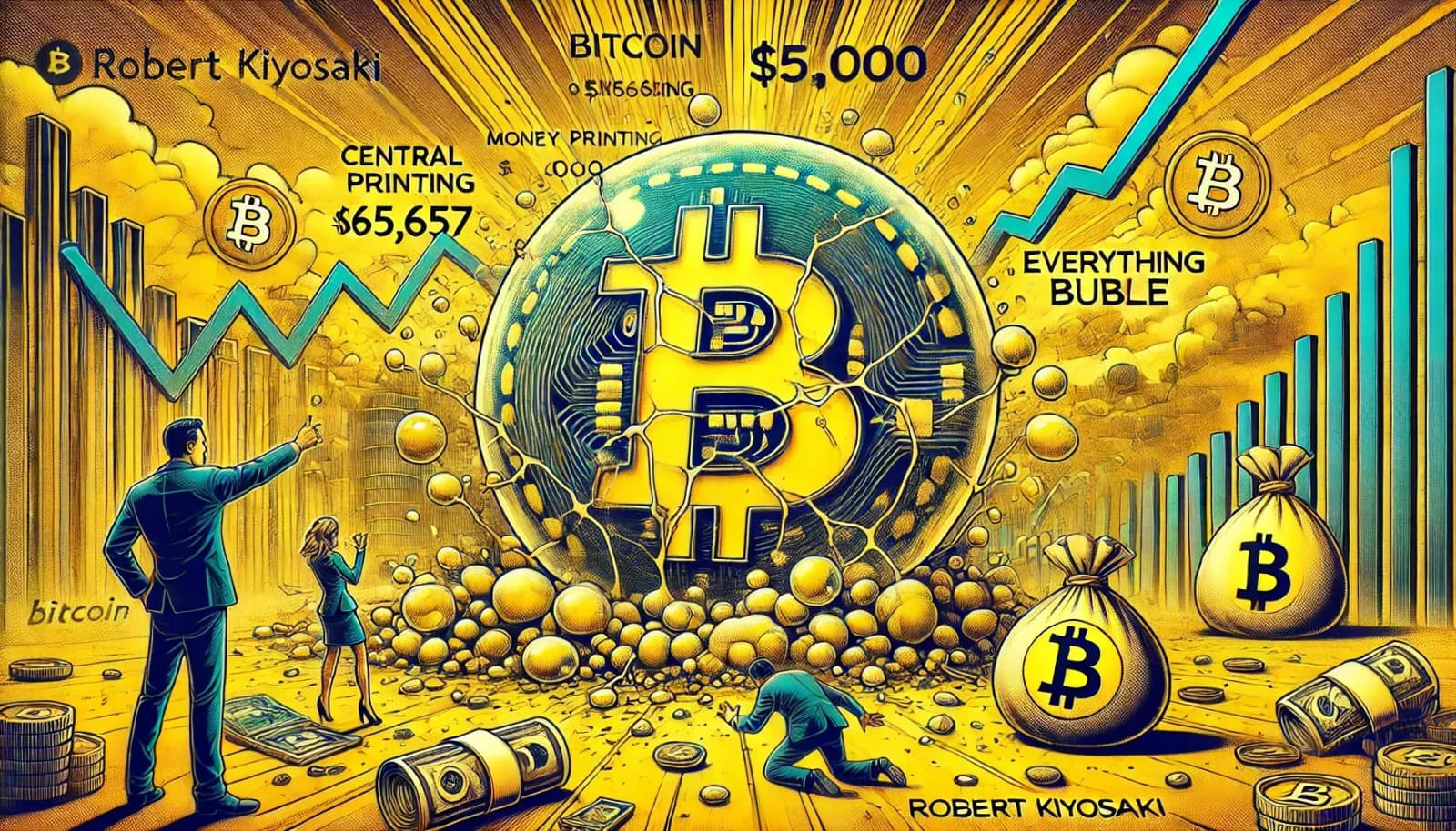 Der Autor von „Rich Dad Poor Dad“ prognostiziert, dass Bitcoin auf $5.000 fallen und dann auf $250.000 steigen könnte
