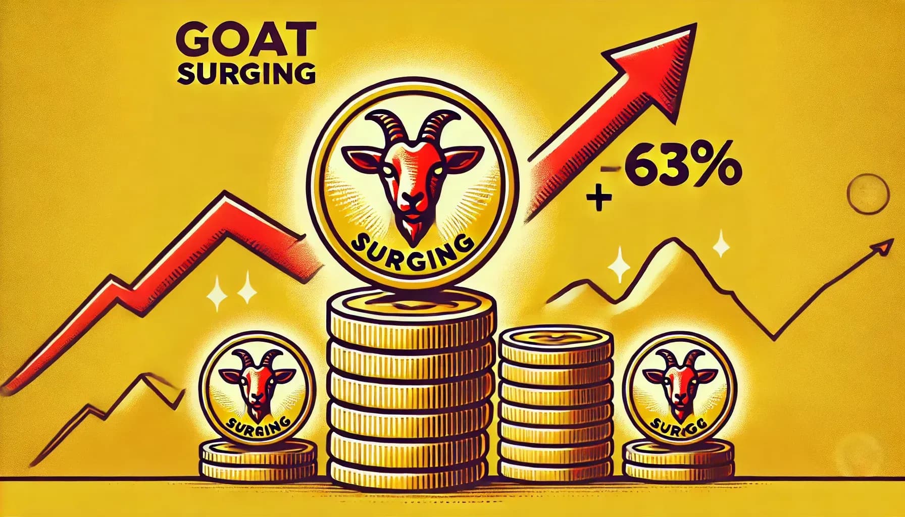 Une baleine dépense 2,41 millions de dollars sur la pièce de  mème Solana GOAT, provoquant une hausse de 63 % du prix
