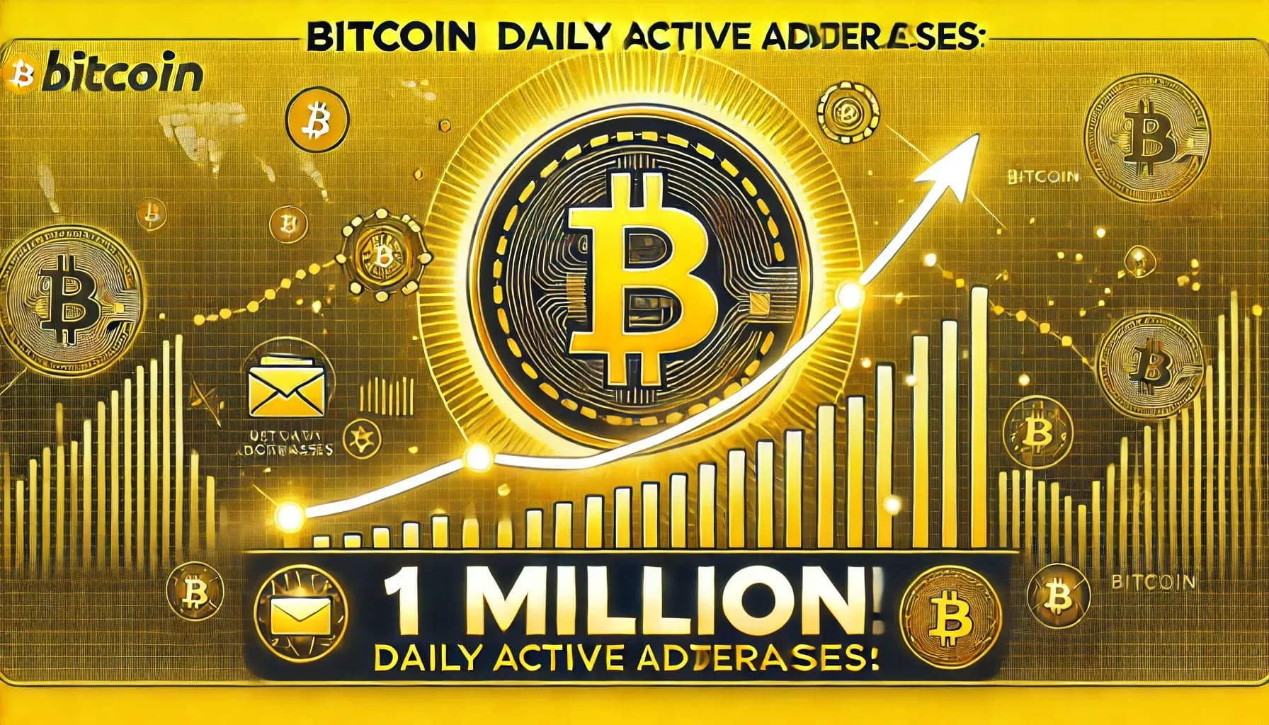 Bitcoin se Aproxima de 1M de Endereços Ativos Diários, Ecoando Corrida de Alta de 2021
