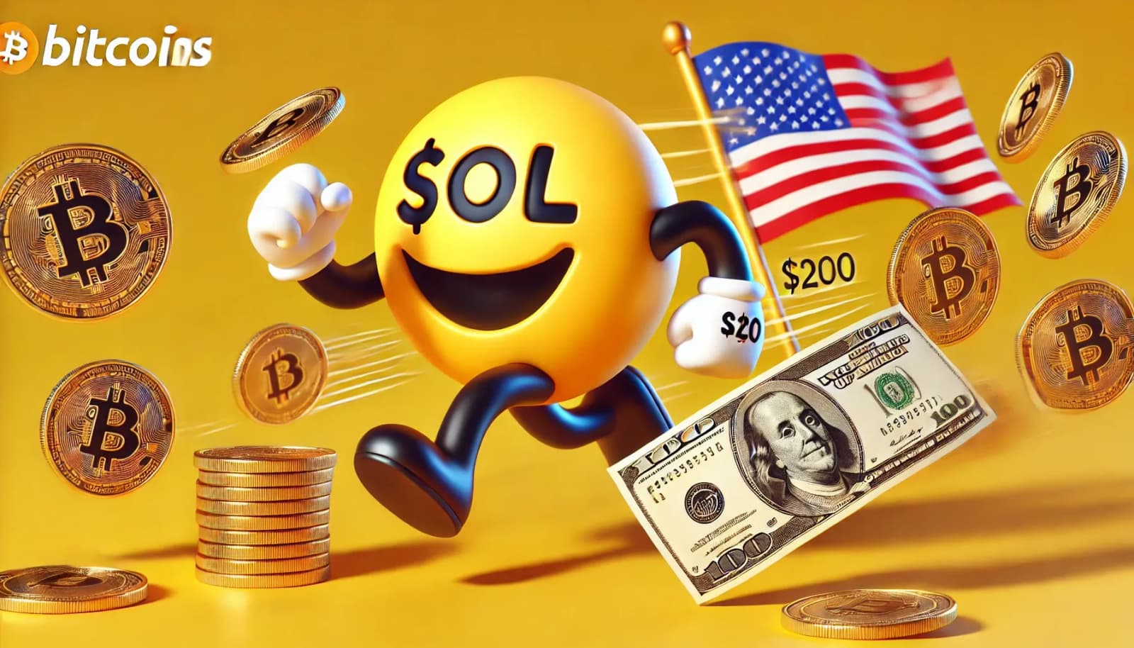 Rajd Bitcoina podczas wyborów w USA pcha Solanę do $200,  posiadacze chcą zachować.
