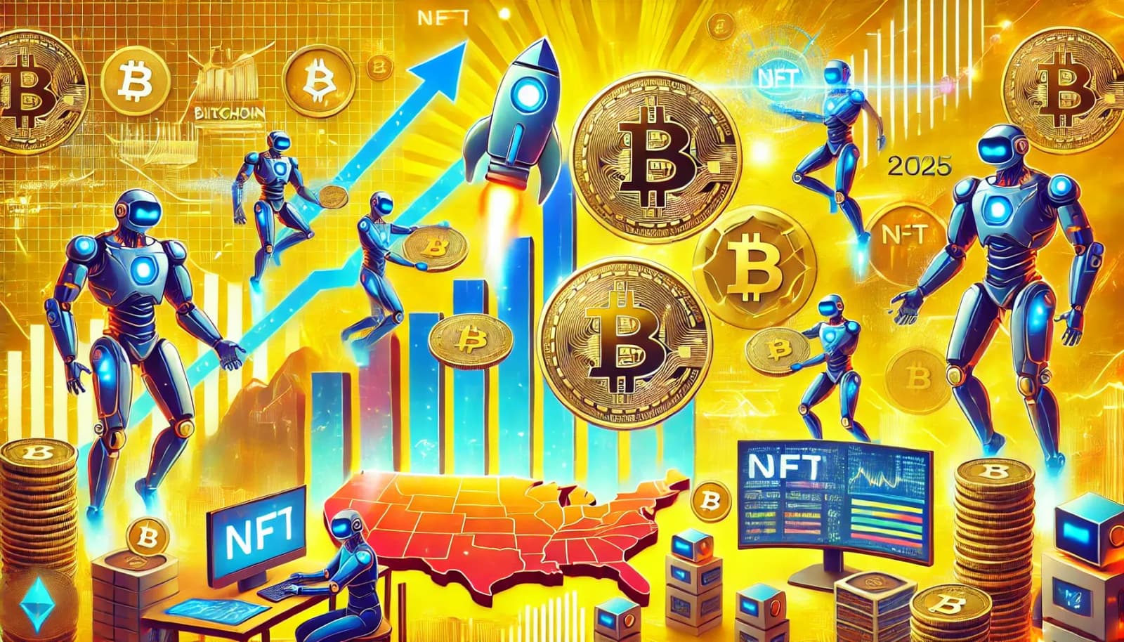 Odbudowa DeFi, wzrost NFT i adopcja Bitcoina w Top 5 prognozach dotyczących kryptowalut na 2025 rok
