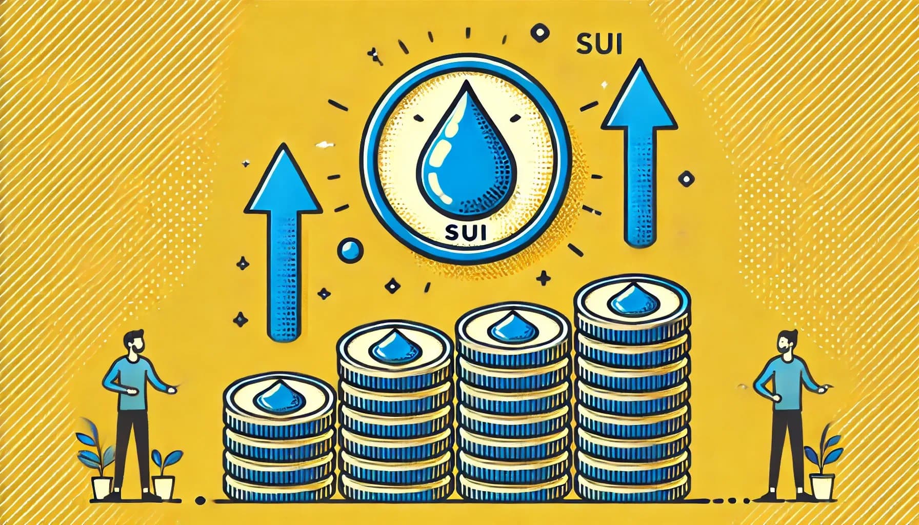 Суи видит рост объема торгов на 250% за неделю,  цена устремляется к $10
