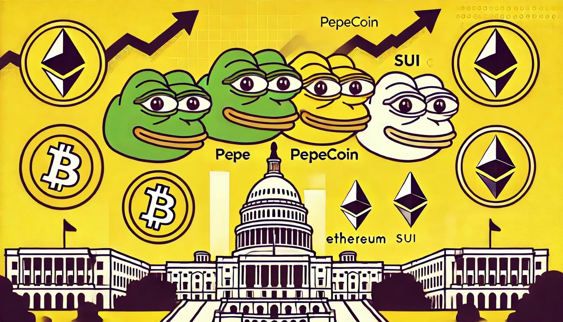 คริปโตที่มาแรงประจำสัปดาห์:  Bitcoin บรรลุจุดสูงสุดใหม่,  PepeCoin และ Solana ยืนด้านหน้า
