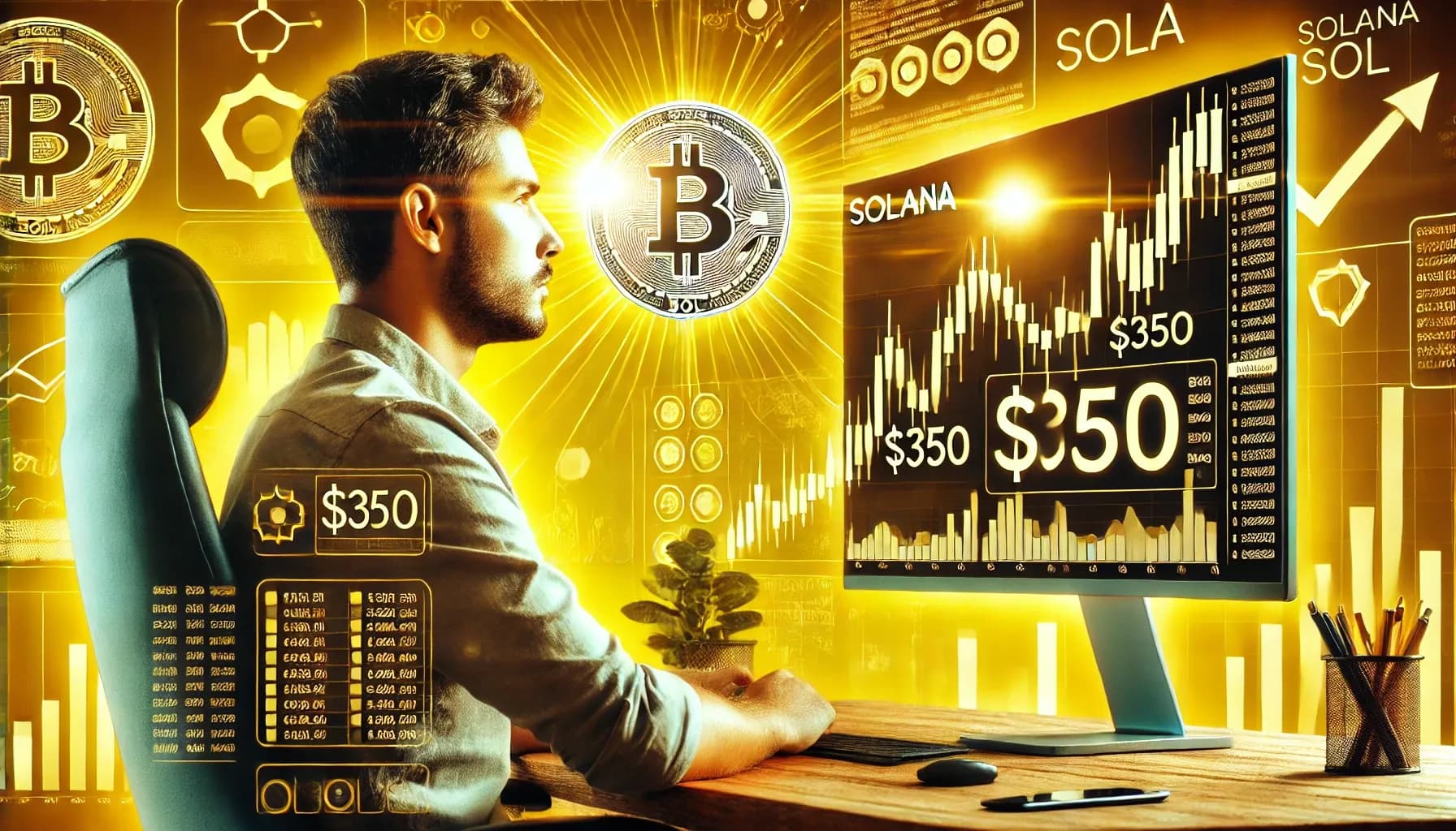 Solana прагне до $350, оскільки   зростання ціни Bitcoin до $100K   може спричинити сезон альткоїнів
