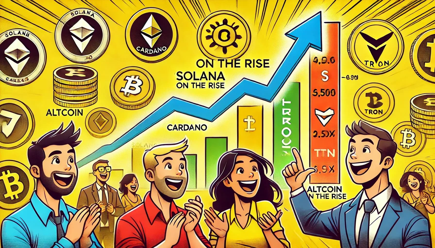 Solana Yeni ATH'yi Hedefliyor, Cardano ve Tron Yeni Direnç Seviyelerini Test Ediyor - Altcoin Yükselişte mi?
