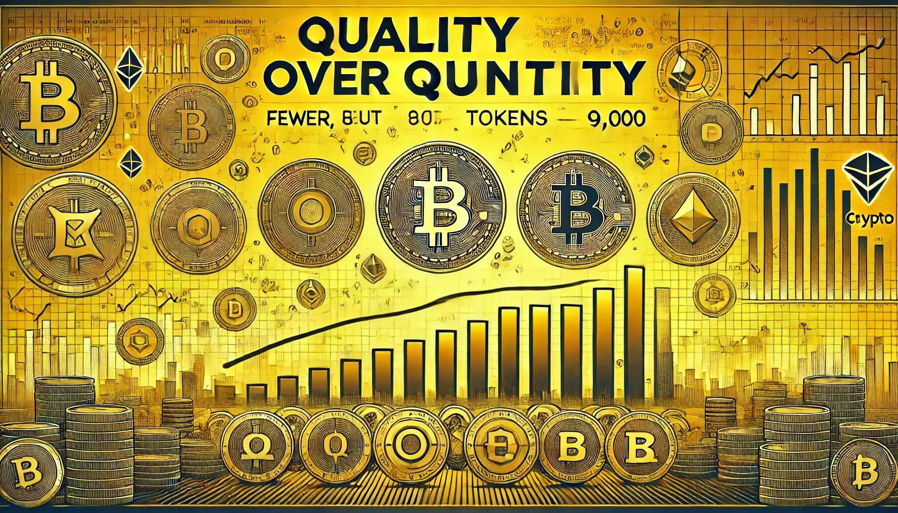 Топ-20 криптовалют контролируют ошеломляющие 90% криптоиндустрии с 9,000 активами - Исследование
