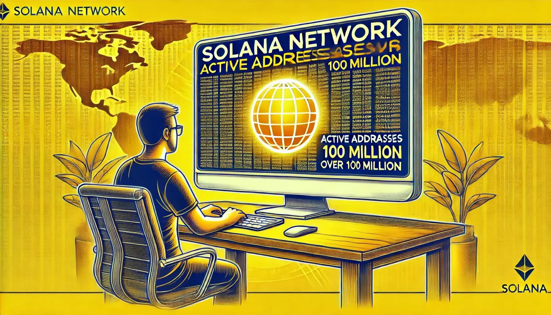 솔라나 네트워크 활성 주소 수, 30% 급증
