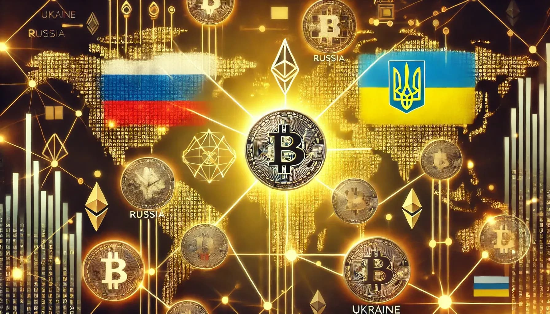 Ukraine und Russland verzeichnen enormen Anstieg bei Krypto-Adoption und DeFi-Aktivität
