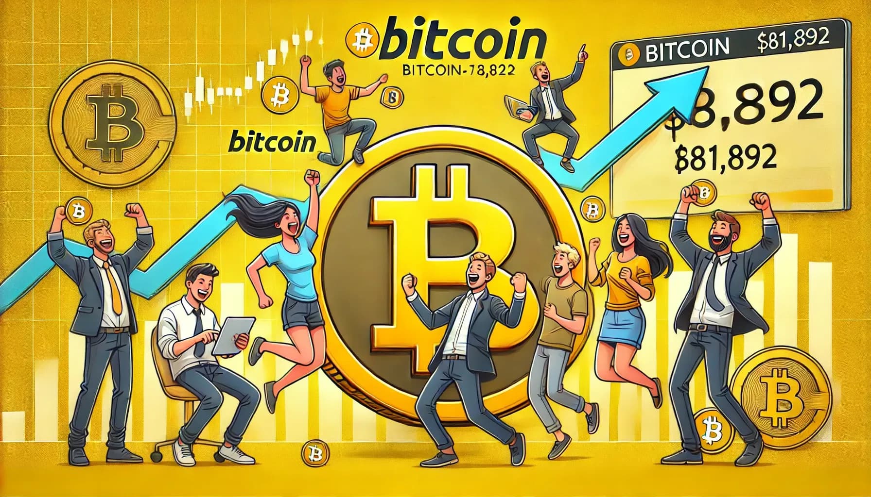 Bitcoin apunta a $81,892 mientras CYBRO promete un ROI del 1200%
