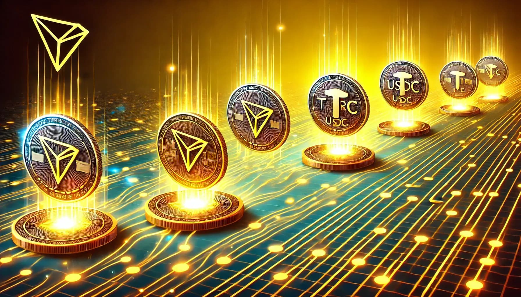 TRON全年轉帳量增長1900%
