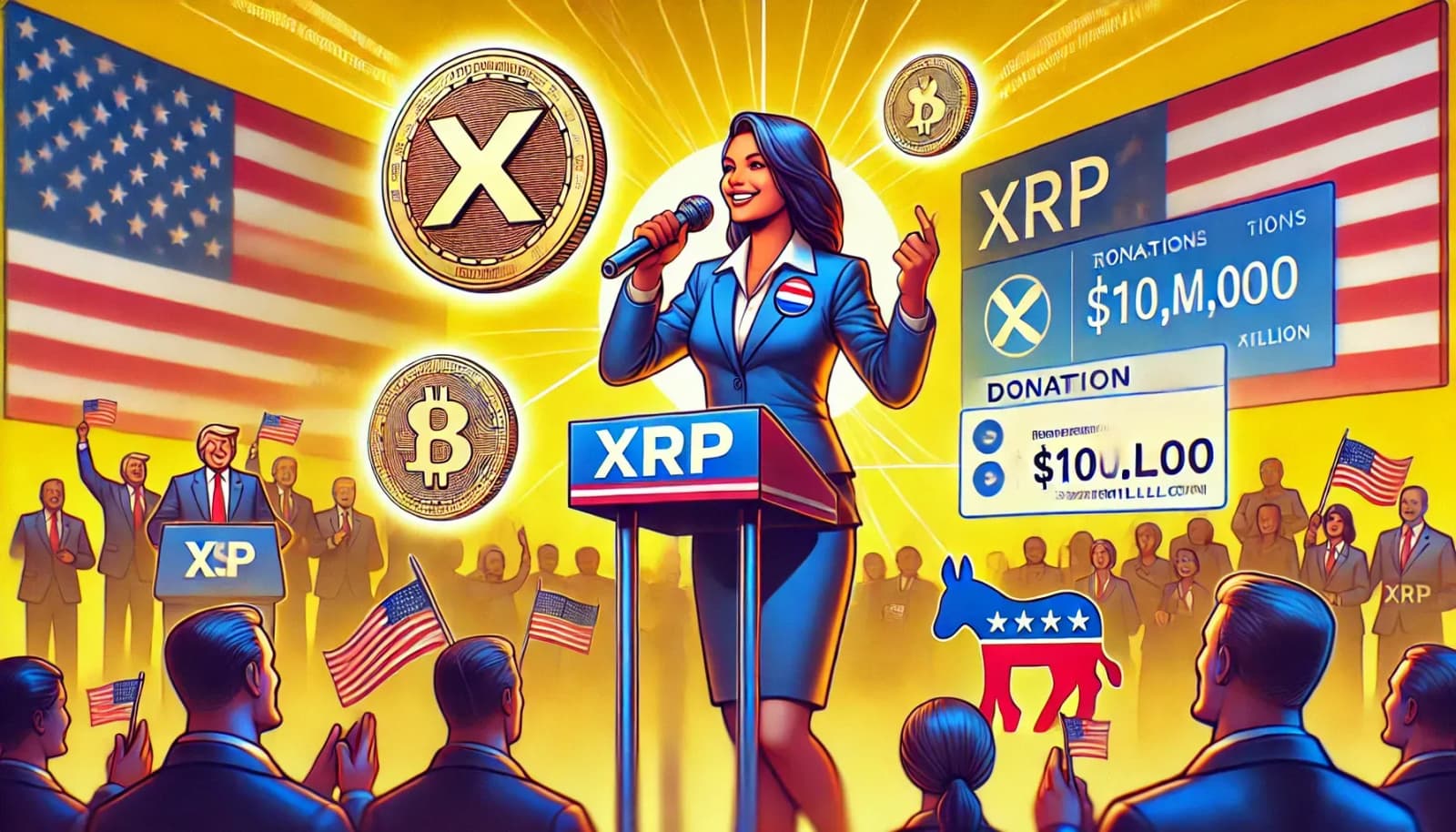 Chris Larsen unterstützt Kamala Harris bei der US-Wahl, spendet $10M XRP
