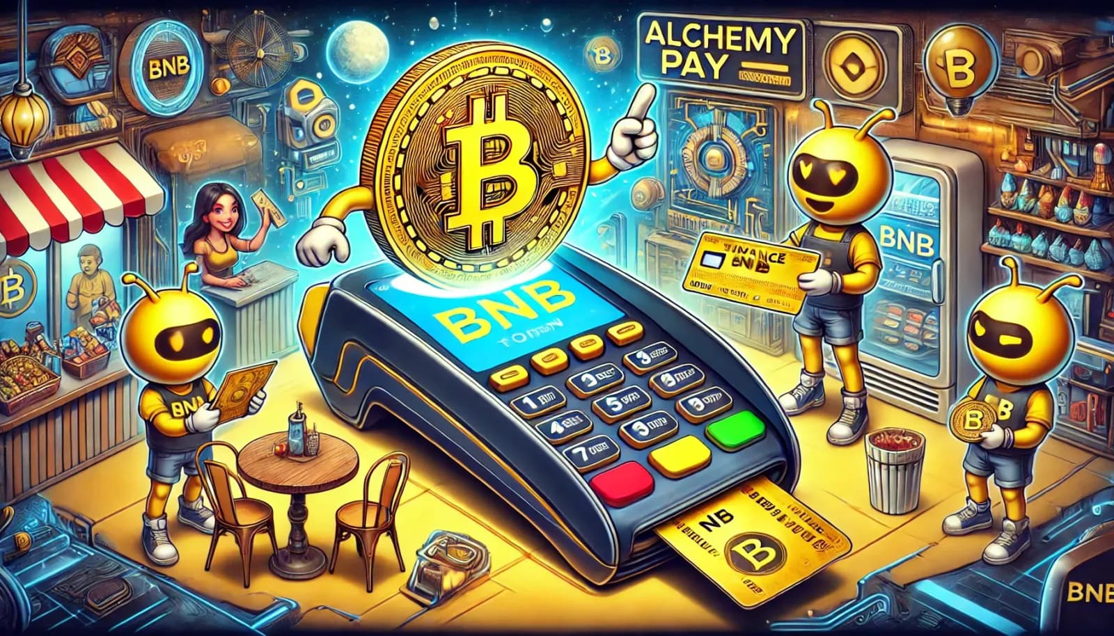 Alchemy Pay Inclui Tokens $BNB em Suas Soluções de Pagamento Cripto para Uso Cotidiano
