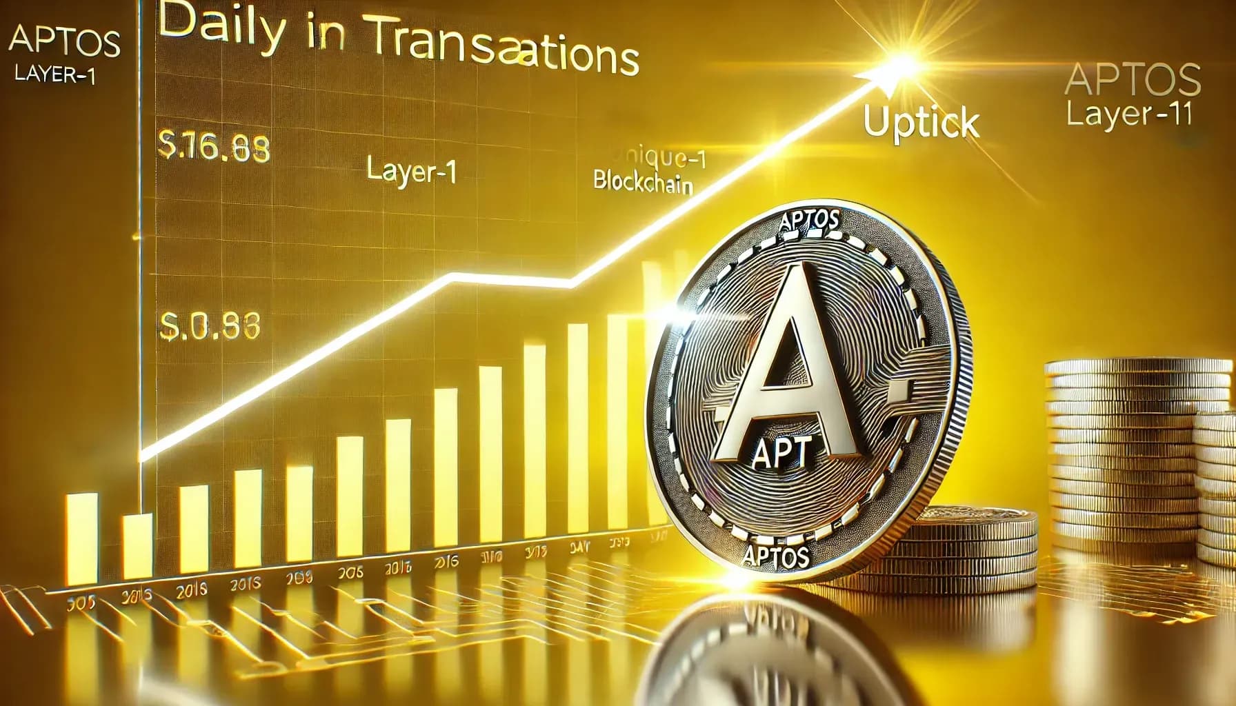 네트워크 활동 급증으로 연중 최고 $19.37에 접근중인 Aptos
