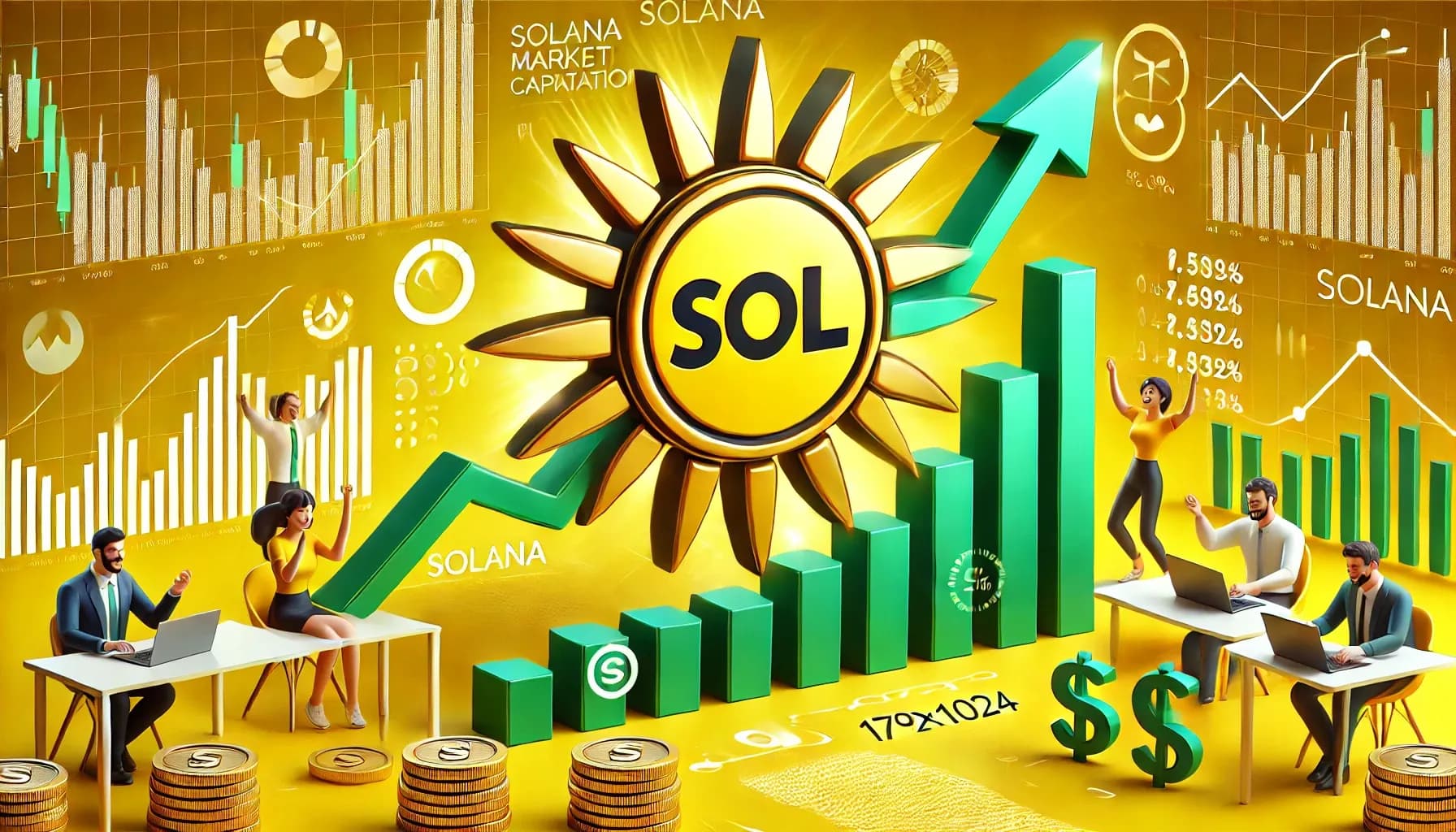 Solana市值突破1000億美元大關，週末價格衝上200美元
