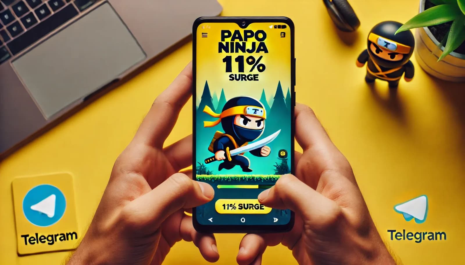 Papo Ninja здобуває 11% після запуску P2E-грального додатку та лістингу токена 
