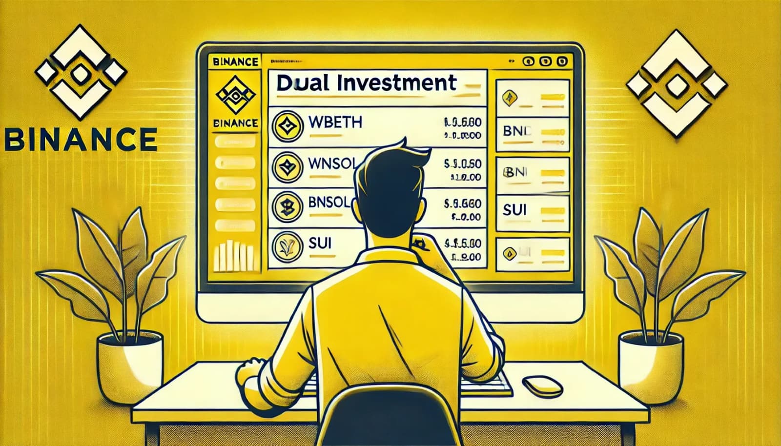Binance задовольняє попит на DeFi та стейкінг, додаючи SUI, BNSOL, WBETH у Dual Investment
