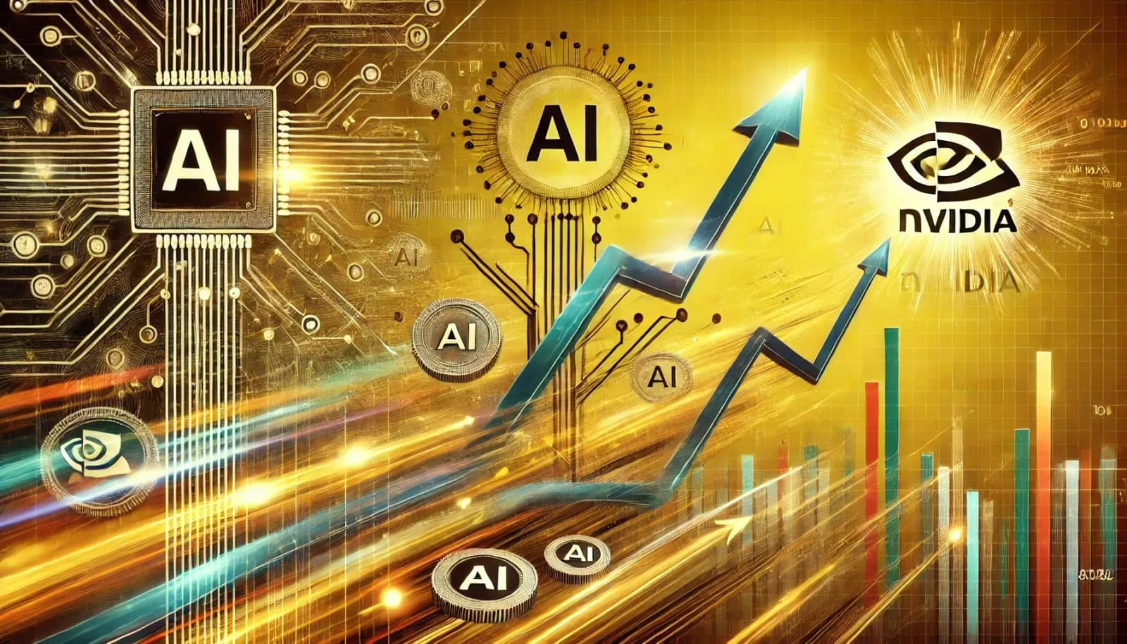 Alta nas ações de empresas de IA levou tokens de IA como AIC a ganharem 33% no fim de semana

